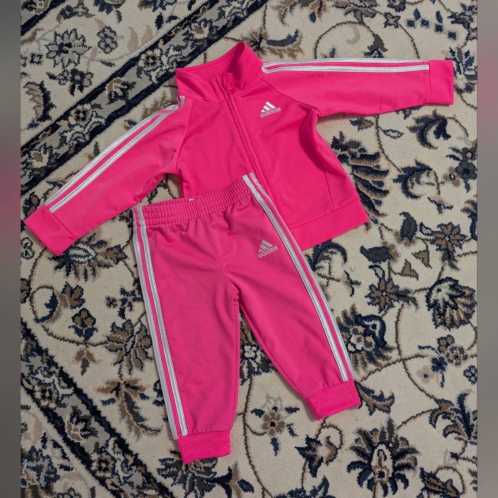 Adidas Pink Tracksuit for Kids